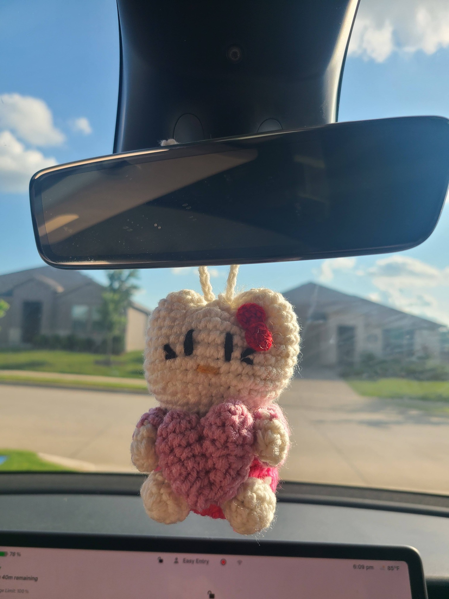 Kitty Car Mirror & Door Hanger